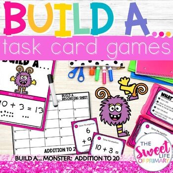 Addition to 20 Task Card Game