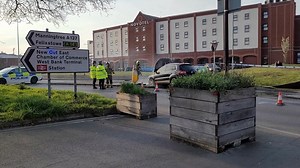 306K views · 862 reactions | Emergency services closed a road after a car burst into flames on an Ipswich roundabout. https://www.ipswichstar.co.uk/news/25062731.emergency-services-car-fire-roundabout-ipswich/ | Ipswich Star | Facebook