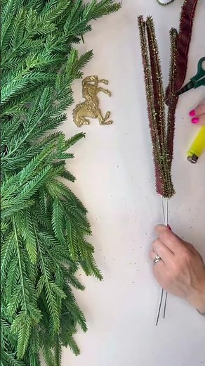 ✨ DIY Make Your Own Christmas Tree Picks #ChristmasCrafts #DIYChristmas #ChristmasTreePicks