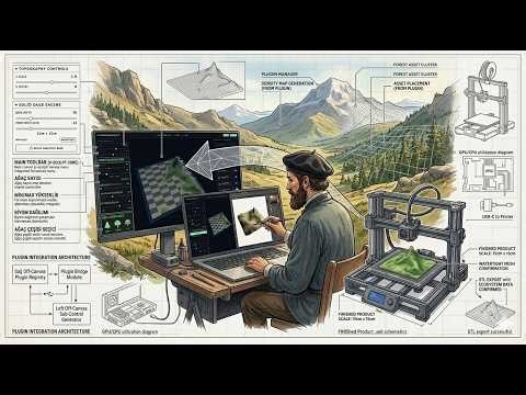 Web-Based 3D Topography & Industrial Print Engine Development | Advanced WebGL GPU