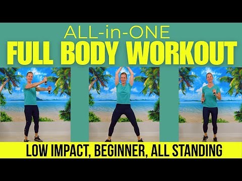30 Minute Beginner Low Impact Exercises for Weight Loss & Strength Gains