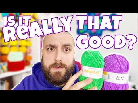 The BEST Chenille Yarn EVER?! Zaddy Craft Review