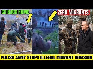 POLISH ARMY STOPS ILLEGAL MIGRANT INVASION