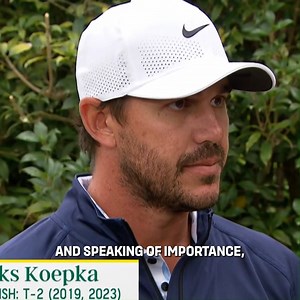 Following a T-2 finish last year at Augusta, Brooks Koepka expands on his major-championship mindset at The Masters. | Golf Channel
