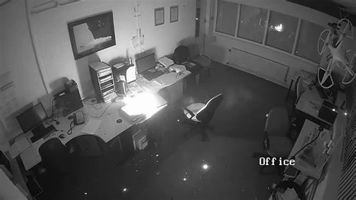 A calm office morning transforms into a nightmare in seconds. Employees are focused, screens are glowing, and the hum of productivity fills the air — until the unthinkable happens. A laptop lying quietly on a desk suddenly emits a faint spark that turns into a fiery explosion. Within moments, chaos erupts as flames race across tables and equipment, igniting everything in their path. What began as a normal workday becomes a horrifying scene of destruction as the fire consumes the office, spreadin