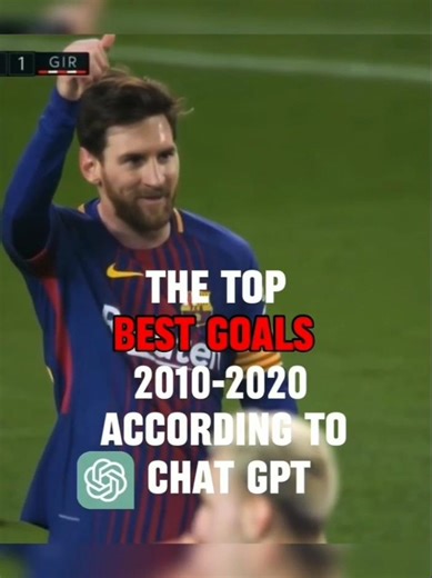Top 10 Best Goals 2010-2020 🤩 #messi #ronaldo #football #viral #ytshorts #trending #shorts