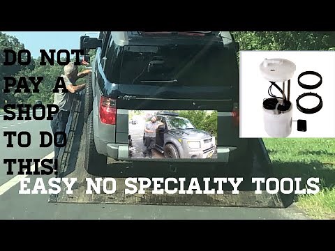 How To Remove and Replace Fuel Pump on Honda Element or Any Honda EASY!