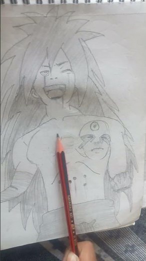 Madara Uchiha full body sketch