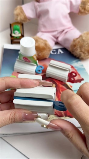 #toothpaste squeezing hack #toothpaste dispenser #bathroom essential