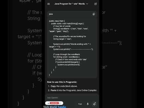 Stop Struggling with Java! Use Gemini AI to Code/ Java Similar sound 🚀 #java #gemini #ai #coding