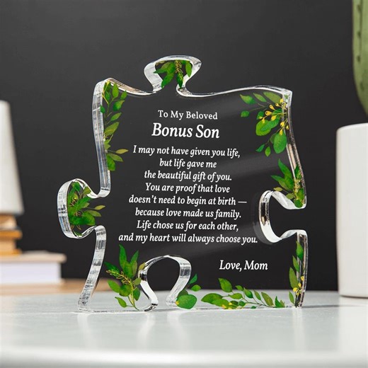 Bonus Son Gift, Adoption Day Gift to Stepson, Bonus Adopted Son Gift From Mom Dad, Stepson Adoption Gift, Step Son Gift, Gotcha Day Son Gift - Etsy