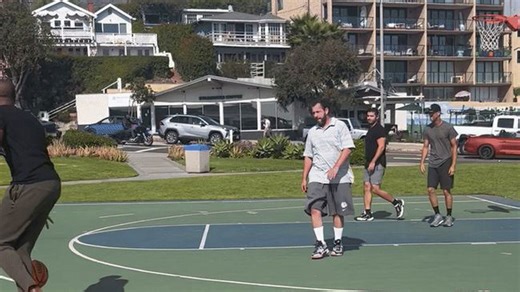'Forgets he's famous sometimes': Adam Sandler spotted casually playing basketball