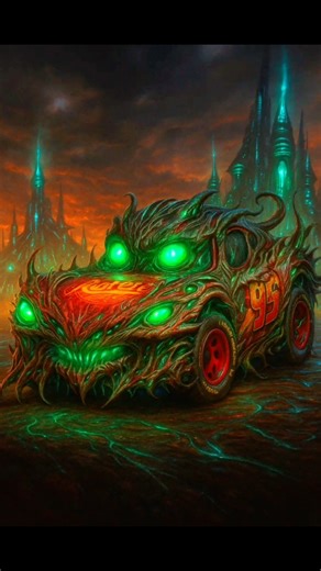 Cars Alien Transformation Lightning McQueen & Friends from Outer Space #cars #lightningmcqueencars