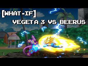 [What-if #8] Vegeta Super Saiyan 3 vs Beerus (Battle of Gods Sprite Animation) TRIMMED