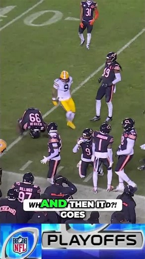 NFL crazy fumble! Bears fumble recovery rolls out of bounds