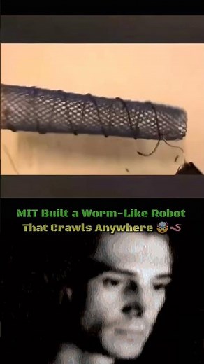 MIT Built a Worm-Like Robot That Crawls Anywhere 🤯🪱 #shorts #ytshorts #physics #nature