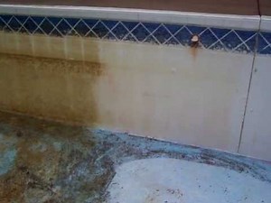 How to Acid Wash a Pool with F9 BARC: Rust on Pool Siding