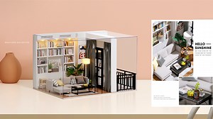 Watch DIY Miniature Dollhouse Kits Adults Wooden on Amazon Live