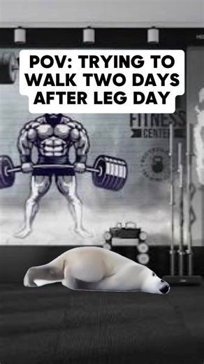 Recovers just in time for another leg day 😭 #SantaFit #Gymtok #gymhumor #legday #relatable