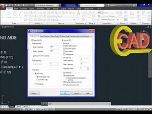 Learning AutoCAD 2013 Tutorial 4: Basic Drawing Aids.