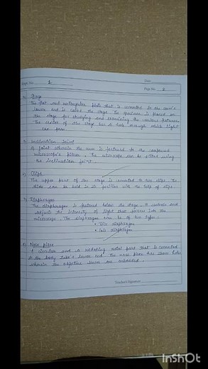 Class 11 Biology practical notebook#EXPERIMENT 1