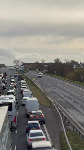 M6 Jct 42 Carlisle RTA. Medical helicopter evac 🚁 | Danny Christie
