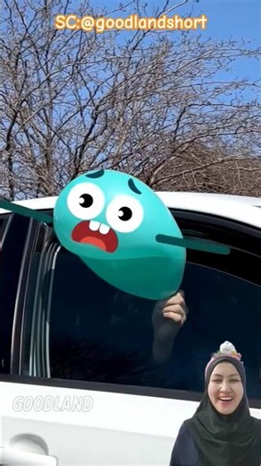 The story of a trapped balloon 🎈🚘 #shortvideo #doodle #shorts
