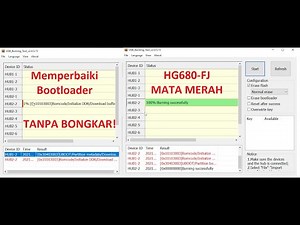 Cara Memperbaiki HG680-FJ MATA MERAH UBT 1% | UNBRICK HG680-FJ TANPA BONGKAR