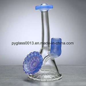 [Hot Item] Unbreakable DAB Rig New Design Silicone Smoking Pipe Water Glass Pipe