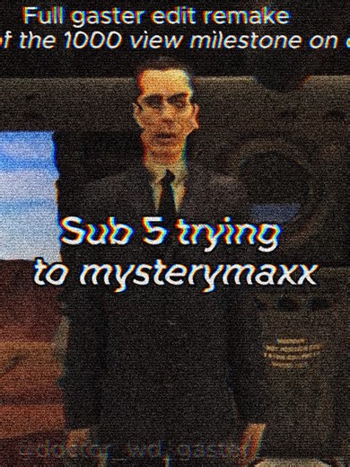 gaster edit remake##fyp #edit #UT #DT