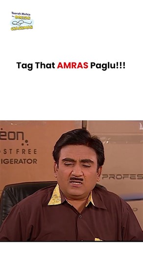 Tag That Amras Paglu! #tmkoc #comedy #taarakmehta #jethalal