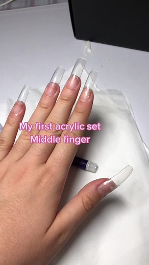 Creating Stunning Acrylic Nails with Pink Gems | Nail Kit Tutorial