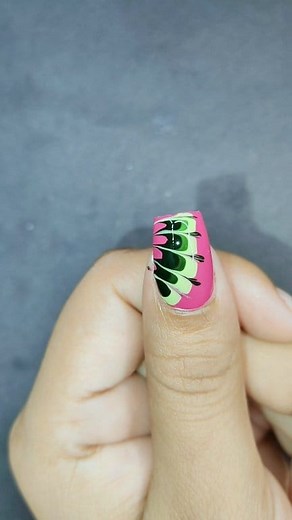 151K views · 2K reactions | Easy marble nailart design ❤️ #nailart #reels #nailartist #naildesign #nails #fblifestyle | Thenail Vibes | Facebook