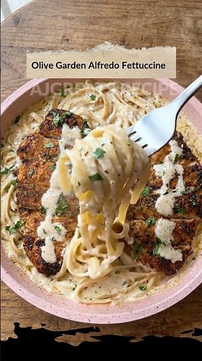 Olive Garden Alfredo Fettuccine