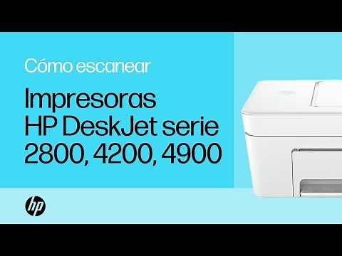 Escanear desde su impresora | Impresoras HP DeskJet serie 2800, 4200, 4900 | HP Support