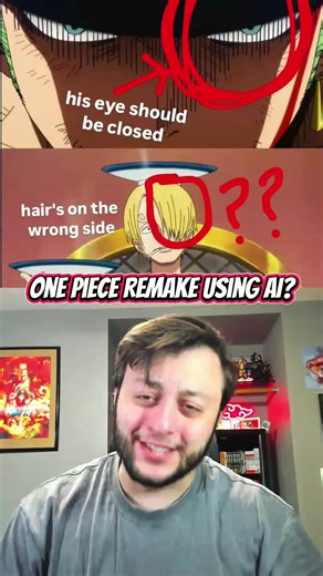 One Piece Remake Using AI? #onepiece #luffy #anime #manga #anitok | one piece remake