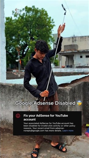 ⁠Google Adsense Disabled 🧿 @youtubecreators @AdSense