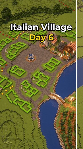68K views · 1.5K reactions | Italian Village in Minecraft - Day 6 #minecraft ##minecraftbuilding #minecrafttutorial | Gorillo | Facebook