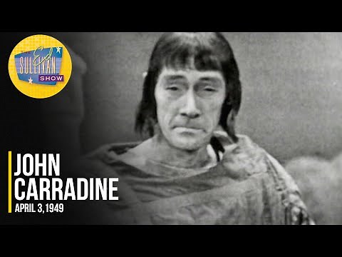 John Carradine "Portrays Shakespeare's Crippled Duke Of Gloucester" on The Ed Sullivan Show