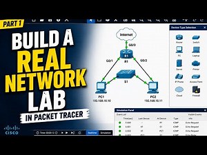Building a Real Network Lab in Packet Tracer (Step-by-Step)