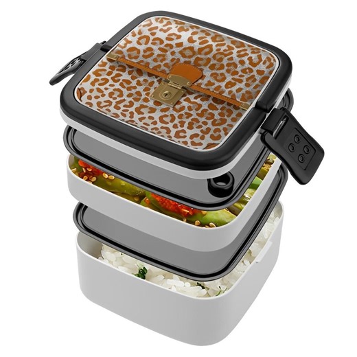 Stackable Bento Lunch Box | Eco-friendly Meal Prep Container With Compartments - Etsy