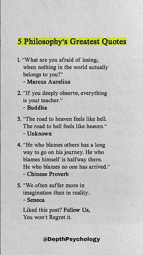 5 Philosophy's Greatest Quotes #philosophy #greatest #quotes #wisdom #psychology #life
