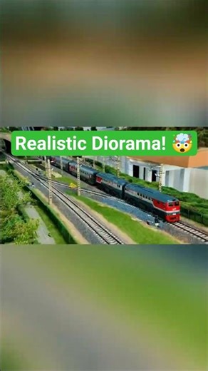 Incredibly Realistic Model Train Diorama! 🚂 (Part 1/3)
