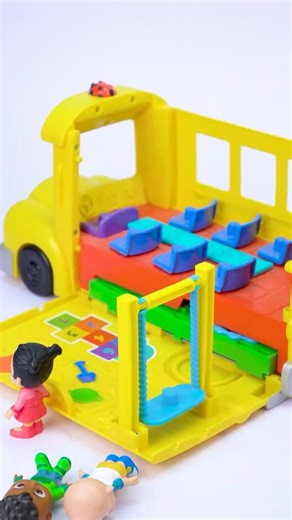 Satisfying With CoComelon Transforming School Time Bus ASMR #satisfying #asmr #cocomelon