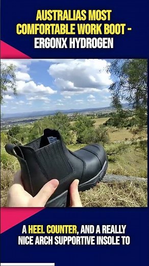 Discover Australia's Most Comfortable Work Boots: Ergonx Hydrogen #WorkBoots #Comfort #Australia