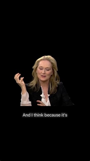 Watching Meryl Streep deconstruct her craft is a masterclass in itself