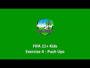 FIFA 11+ Kids | Exercise 4 | Push Ups