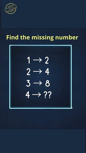 Can you find the missing number ? 🔢 Easy Maths - Number Logic Puzzle #5