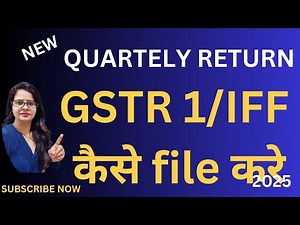 Quarterly return IFF & GSTR 1 FILING STEP BY STEP PROCESS LIVE DEMO