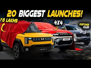 Top 20 Biggest car Launches of 2026 to wait for ! Mini Scorpio to Duster 4x4
